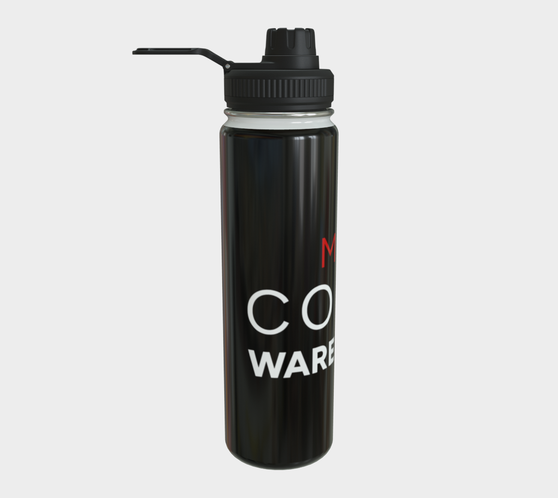 MTL Comic Warehouse Water Bottle - Glossy