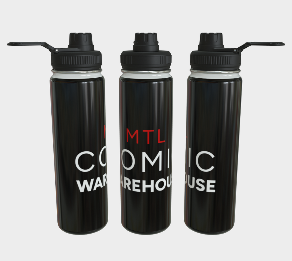 MTL Comic Warehouse Water Bottle - Glossy