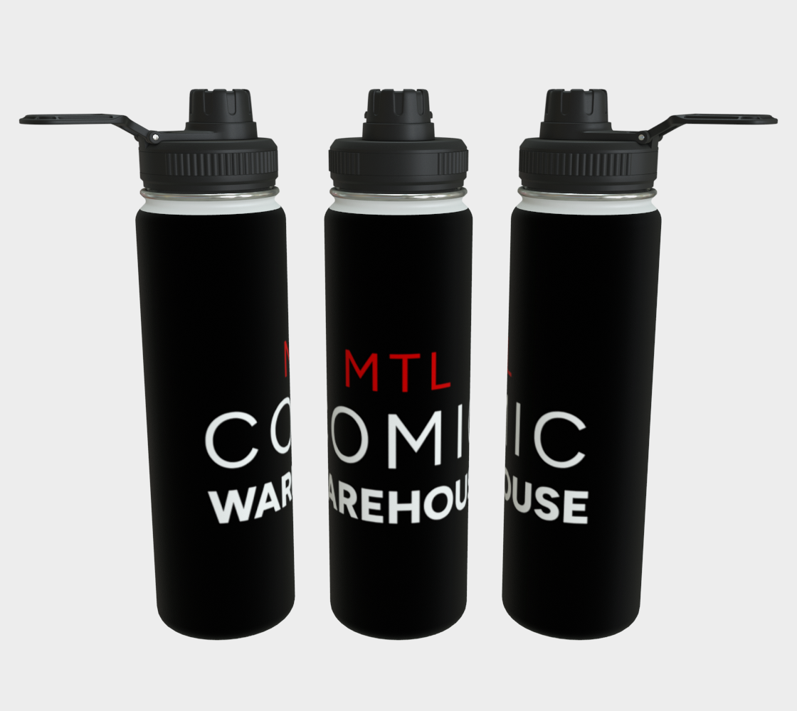 MTL Comic Warehouse Water Bottle - Matte