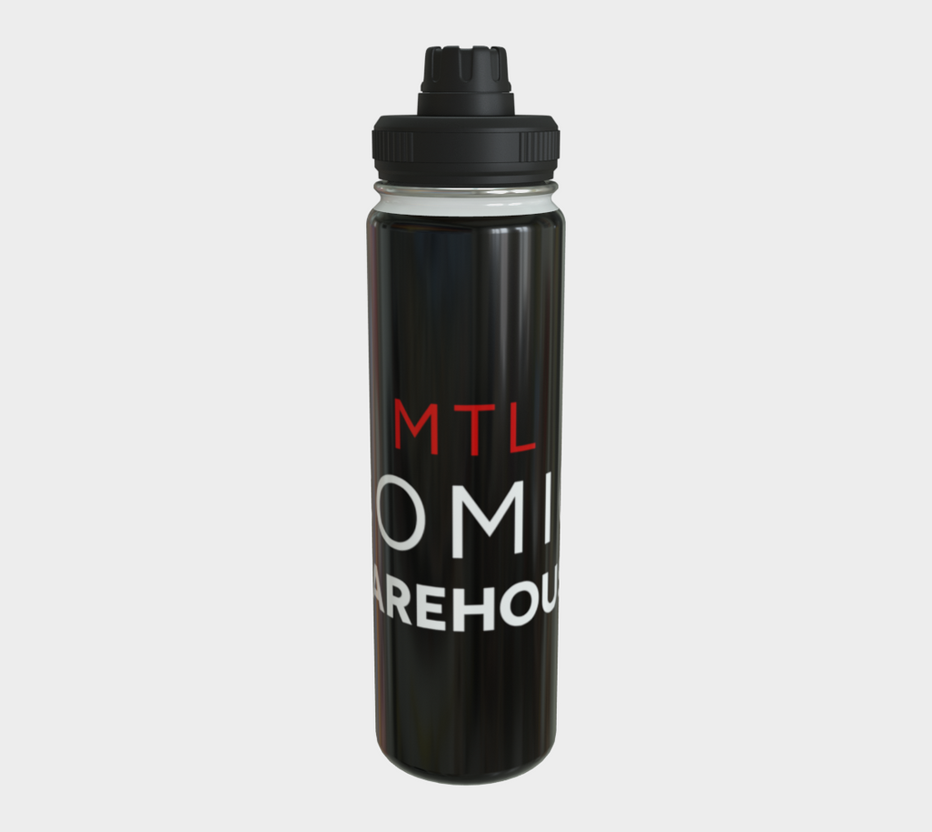 MTL Comic Warehouse Water Bottle - Glossy