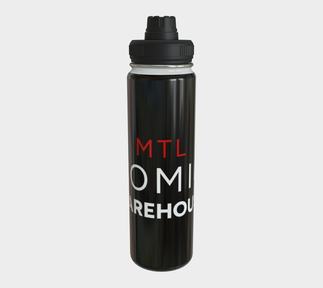 MTL Comic Warehouse Water Bottle - Glossy